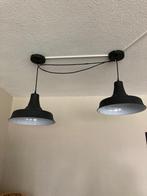 Twee industriele look hanglapen, Huis en Inrichting, Lampen | Hanglampen, Ophalen of Verzenden, Zo goed als nieuw, Minder dan 50 cm