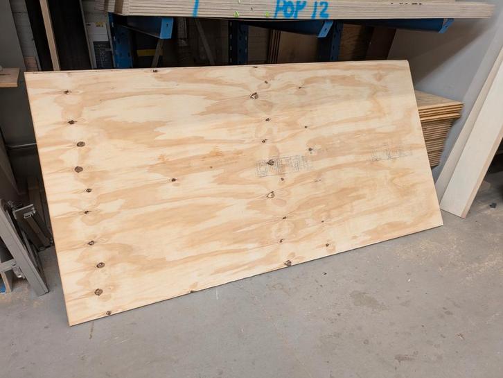 Underlayment 18mm Eliotti C/CC 1,22x2,44m Tong & Groef, Doe-het-zelf en Verbouw, Platen en Panelen, Ophalen