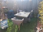 3 Riviera Maison outdoor eetstoel en tafel, Ophalen, Gebruikt