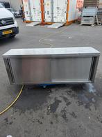 Rvs Kast 2 schuifdeuren, Huis en Inrichting, Ophalen, Gebruikt