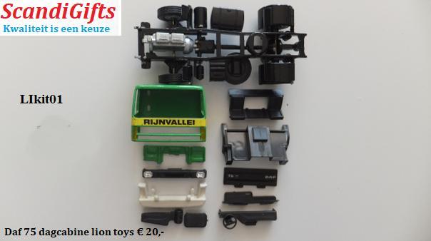 lion kitjes 1, Hobby en Vrije tijd, Modelauto's | 1:50, Zo goed als nieuw, Bus of Vrachtwagen, Lion Toys, Ophalen of Verzenden