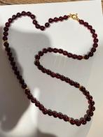 Een schitterende granaten ketting met 18 karaats gouden slot, Sieraden, Tassen en Uiterlijk, Antieke sieraden, Ophalen of Verzenden