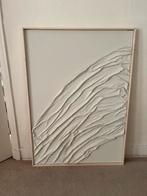Abstract Schilderij met Textuur 100x140cm - Uniek Kunstwerk, Huis en Inrichting, Woonaccessoires | Wanddecoraties, Ophalen, Nieuw