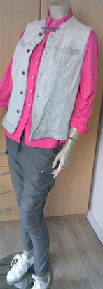 G-STAR lichtgrijze spijkergilet vestje maat M, Kleding | Dames, Maat 38/40 (M), Verzenden, Zonder mouw, Grijs