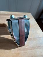 Luxe Shaker van Vintage Bass Drum Lugs, met echt leer, Muziek en Instrumenten, Percussie, Gebruikt, Overige soorten, Ophalen of Verzenden