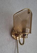 wandlamp, Huis en Inrichting, Lampen | Wandlampen, Ophalen, Zo goed als nieuw, Glas