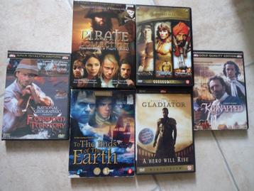 avontuur - actie - drama - dvd pakket met miniseries - films beschikbaar voor biedingen