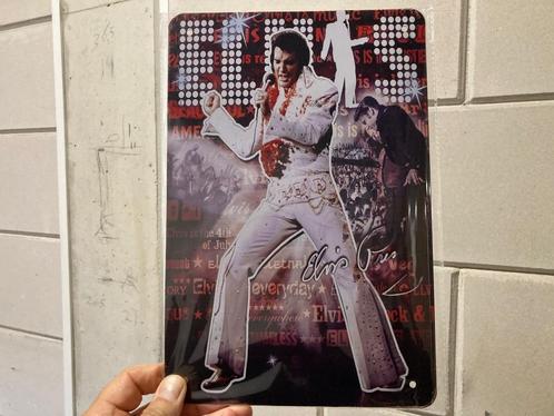 Elvis Presley posters metaal, Verzamelen, Posters, Nieuw, Film en Tv, A4 of kleiner, Rechthoekig Staand, Verzenden