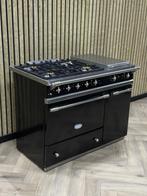 Luxe Lacanche Zwart + Teppanyaki + Hete Lucht, Witgoed en Apparatuur, Fornuizen, Ophalen of Verzenden, Grill, Gas, 4 kookzones