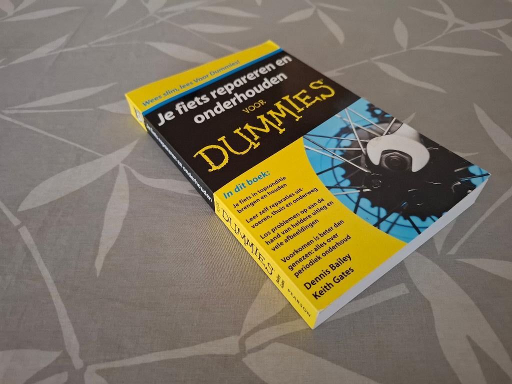 JE FIETS REPAREREN EN ONDERHOUDEN voor Dummies, Boeken, Sportboeken, Zo goed als nieuw, Lopen en Fietsen, Ophalen of Verzenden