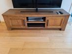 Teakhouten tv-meubel, Ophalen, 150 tot 200 cm, Zo goed als nieuw, Minder dan 100 cm