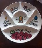 GIEN France 1 fondue/gourmet bord filet de Boeuf, Antiek en Kunst, Ophalen of Verzenden