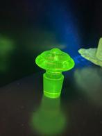 Vintage Uraniumglas Stop - Zeer helder, Ophalen of Verzenden