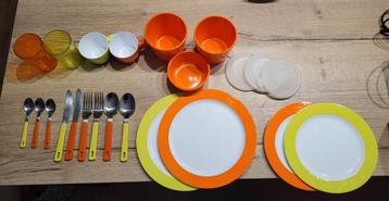 Mepal Servies Set - Kleurrijk en Compleet! beschikbaar voor biedingen