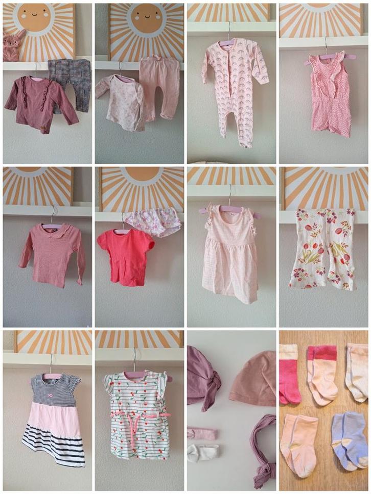 Pakket bundel meisjes kleding jurkjes shirt broekje maat 62, Kinderen en Baby's, Babykleding | Maat 62, Meisje, Ophalen of Verzenden