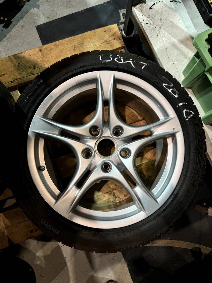 Porsche Originele Porsche Boxter Cayman velgen - 18 inch, Auto-onderdelen, Banden en Velgen, Velg(en), All Season, 18 inch, Gebruikt