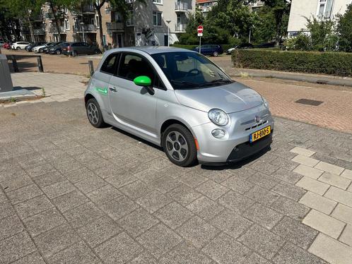 Fiat 500 E 24kwh Silver Metallic Black Leather NW APK, Auto's, Fiat, Bedrijf, Te koop, 500E, ABS, Airbags, Airconditioning, Alarm