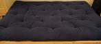 Blue Futon with Kokos kern, Huis en Inrichting, Ophalen, Tweepersoons, 140 cm, Zo goed als nieuw