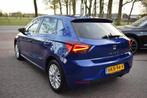Seat IBIZA TSI Style CRUISE/NAVI/AIRCO-ECC/APPLE CARPLAY/XEN, Stof, Gebruikt, 95 pk, Blauw