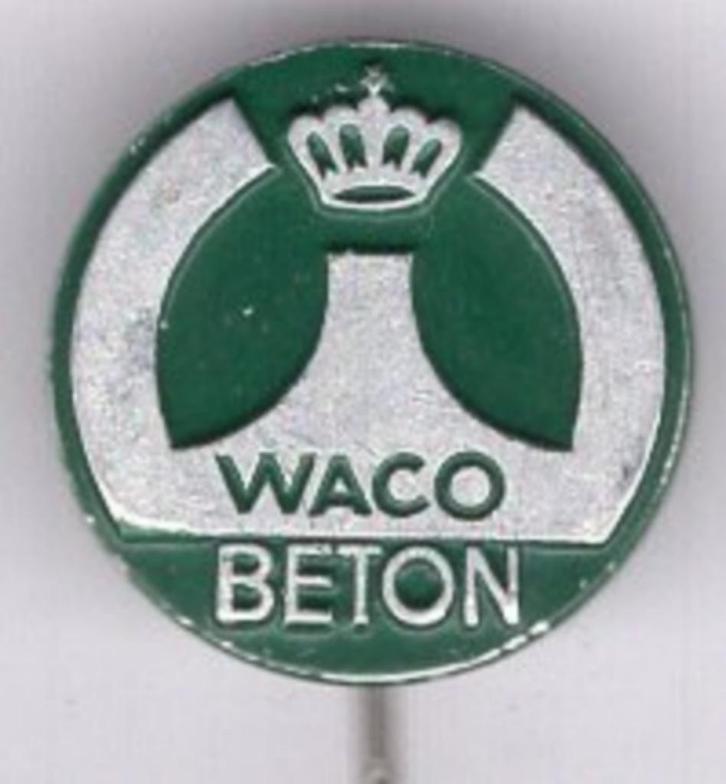 Waco Beton centrale Bergen op Zoom groen speldje ( F_068 ), Verzamelen, Speldjes, Pins en Buttons, Nieuw, Speldje of Pin, Transport
