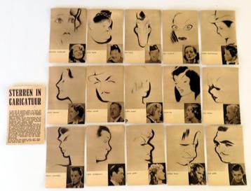 Uit inboedel:12 antieke cartoons William Powell Sotero films beschikbaar voor biedingen