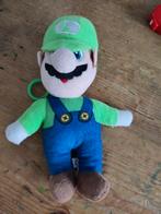 Super Mario Luigi Knuffel 18cm, Ophalen of Verzenden, Gebruikt, Overige typen