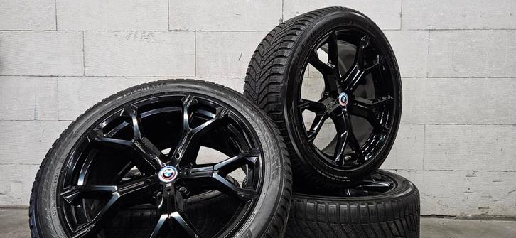 21" BMW 741M X5 X6 G05 G06 orig velgen winterbanden TPMS, Auto-onderdelen, Banden en Velgen, Banden en Velgen, Winterbanden, 21 inch