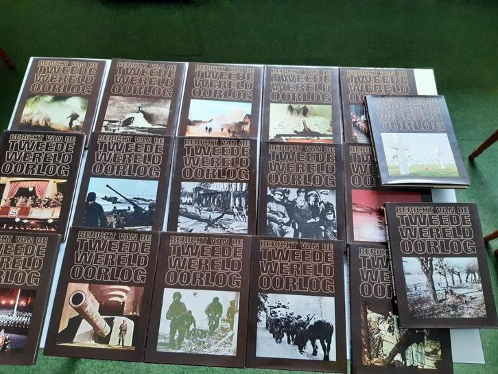 Serie Bericht van de tweede wereldoorlog   17 boeken, Boeken, Oorlog en Militair, Zo goed als nieuw, Algemeen, Tweede Wereldoorlog