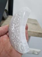 Seleniet maan, met gravering, Ophalen of Verzenden, Mineraal