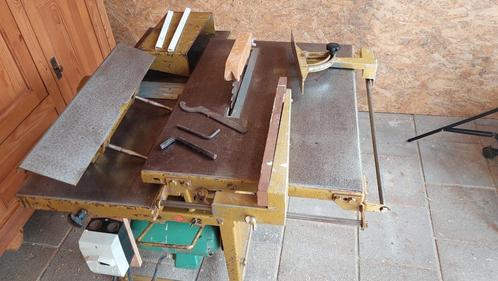 Sheppach HM1 vlak en vandiktebank met zaagmodule. 230volt., Doe-het-zelf en Verbouw, Schaafmachines, Zo goed als nieuw, Ophalen