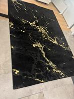Vloerkleed Marmaris 400 nero zwart goud marmer 200x290cm, Crème, Ophalen of Verzenden, 200 cm of meer, Rechthoekig