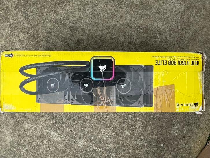 Corsair iCUE H150I RGB Elite Waterkoeler, Computers en Software, Computerkoelers, Zo goed als nieuw, Waterkoeling, Ophalen of Verzenden