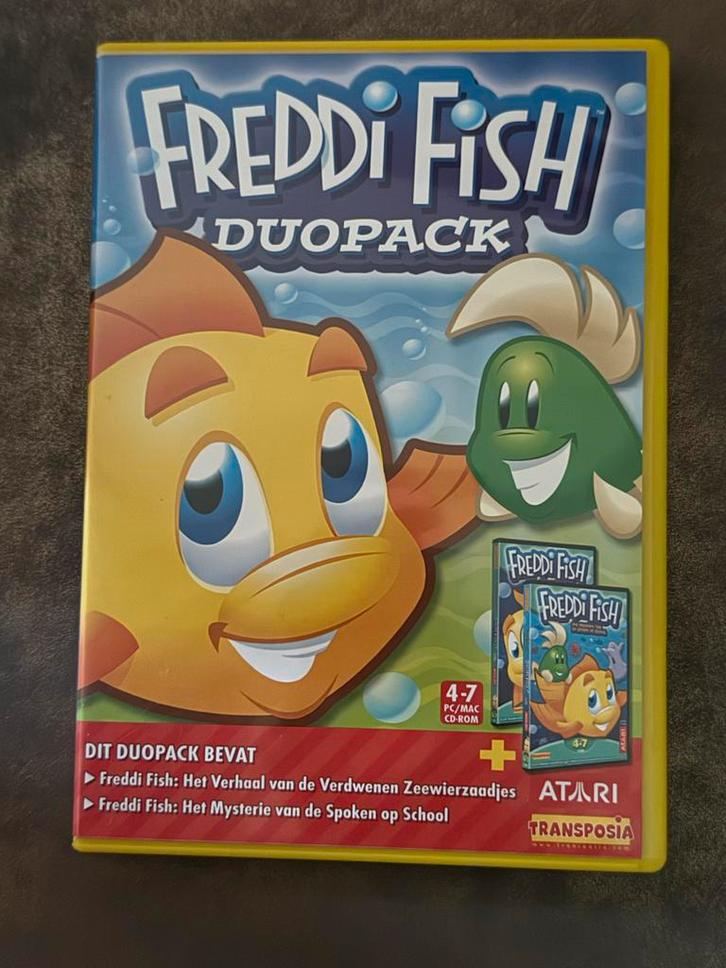 Freddi Fish Duopack PC/MAC, Spelcomputers en Games, Games | Pc, Gebruikt, Puzzel en Educatief, 1 speler, Vanaf 3 jaar, Ophalen of Verzenden