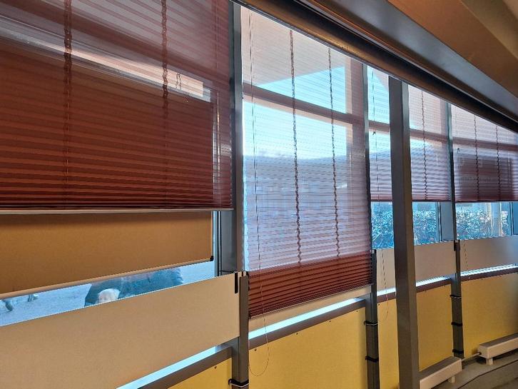 Rolgordijnen, 5 stuks, Huis en Inrichting, Stoffering | Gordijnen en Lamellen, Gebruikt, 100 tot 150 cm, 100 tot 150 cm, Overige kleuren