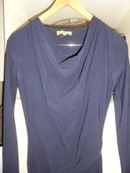 P06) stylish by the old barn travel stof jurk donker blauw S, Kleding | Dames, Blauw, Stylish, Zo goed als nieuw, Maat 36 (S)