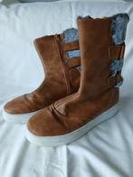 Bruine laarzen met bontje mt 40  ZGAN, Hoge laarzen, Bruin, Nieuw, Ophalen of Verzenden