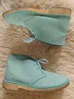 Clarks desert boot mint groen/lichtblauw 39, Verzenden, Lage of Enkellaarzen, Zo goed als nieuw, Clarks