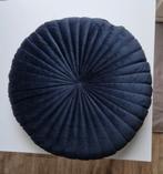 Velvet sier Kussen..Donkerblauw..Zgan, Ophalen of Verzenden, Zo goed als nieuw, Blauw, Rond