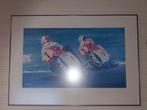 Giacomo Agostini en Phil Read MV Agusta print  Henk Stadman, Ophalen of Verzenden