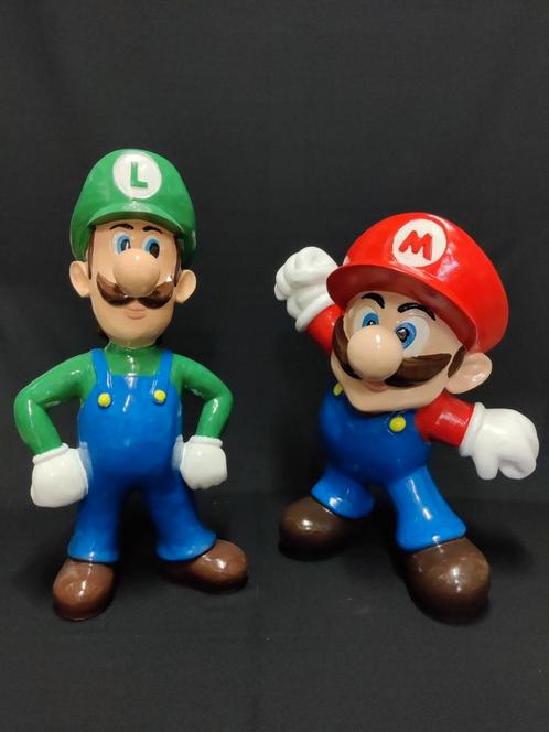 Mario en Luigi, Nintendo Super Mario Bros Brothers, Verzamelen, Beelden en Beeldjes, Nieuw, Mens, Ophalen of Verzenden