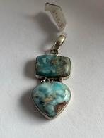 Larimar Edelsteen Hanger - Handgemaakt & Uniek!, Overige voorstellingen, Blauw, Nieuw, Ophalen of Verzenden