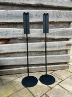 Twee zwarte speaker standaarden Ikea Symfonisk/Sonos, Ophalen, Zo goed als nieuw