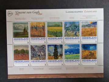 2015 Vel Persoonlijke zegels Vincent van Gogh Landschappen. beschikbaar voor biedingen