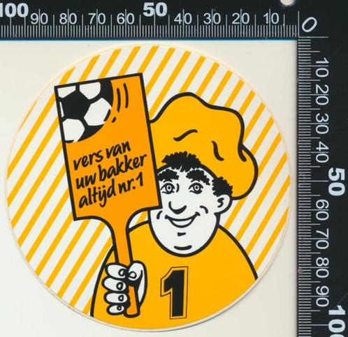 Sticker: Vers van uw bakker altijd nummer 1, Verzamelen, Stickers, Zo goed als nieuw, Overige typen, Ophalen of Verzenden