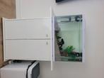 Compleet aquarium 60 liter met meubel, Ophalen, Zo goed als nieuw, Gevuld zoetwateraquarium