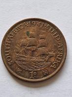 1 penny Zuid-Afrika 1941, Postzegels en Munten, Munten | Afrika, Zuid-Afrika, Ophalen of Verzenden