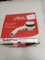 Turboflow 90mm Douchebak Sifon - Nieuw, Ophalen of Verzenden, Nieuw, Chroom, Douche
