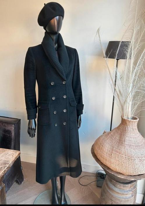 Max Mara mantel (alpaca wol) zwart mt 38, Kleding | Dames, Jassen | Winter, Zo goed als nieuw, Maat 38/40 (M), Zwart, Ophalen of Verzenden