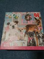 Jumbo puzzel studio pets 500 stuks, Ophalen of Verzenden, 500 t/m 1500 stukjes, Zo goed als nieuw