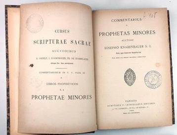 Knabenbauer 1886 Commentarius in Prophetas Minores beschikbaar voor biedingen